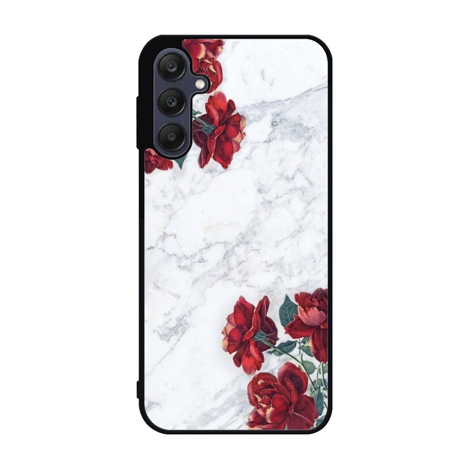 Marble With Roses Samsung Galaxy A25 5G Case BC0847