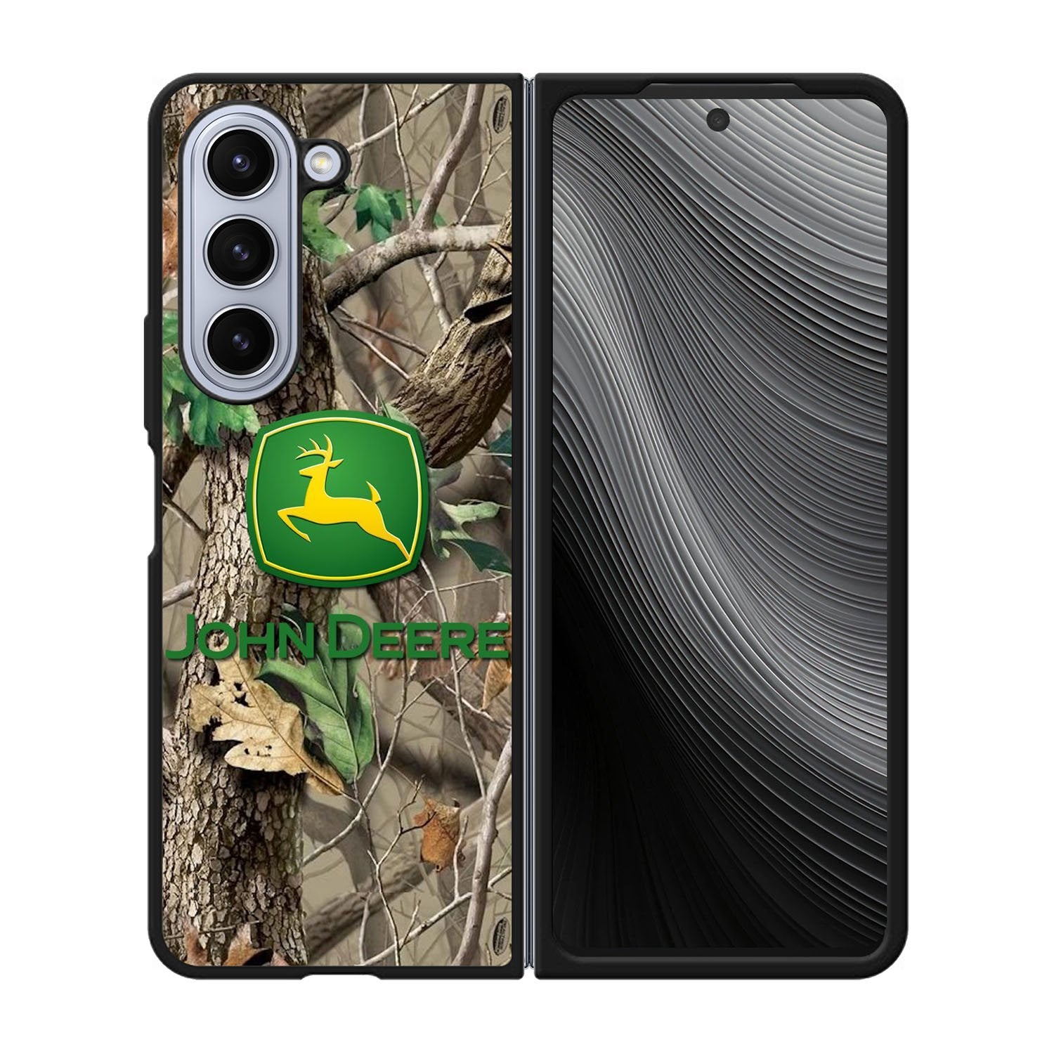 John Deere Camo Logo Case Samsung Galaxy z Fold 5 5G BC0843