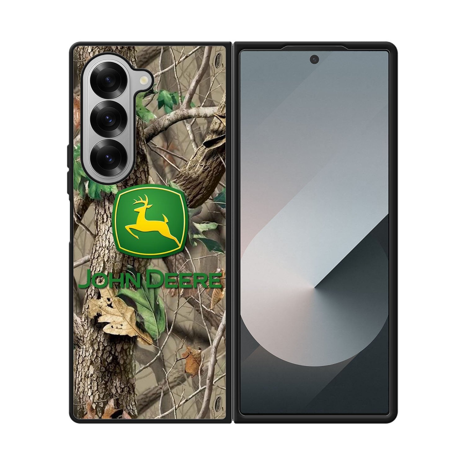 John Deere Camo Logo Case Samsung Galaxy Z Fold 6 5G BC0843