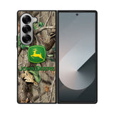 John Deere Camo Logo Case Samsung Galaxy Z Fold 6 5G BC0843