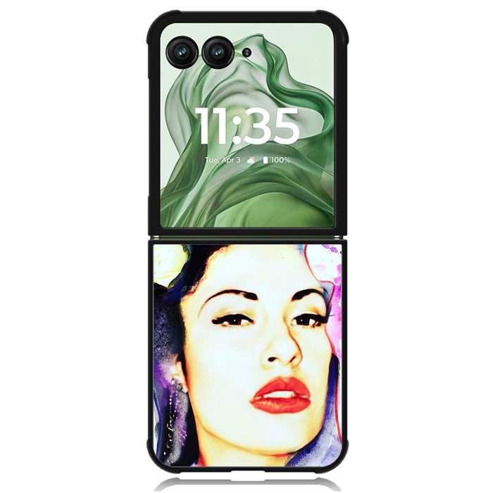 Selena Quintanilla Illustrations X8919 Motorola Moto Razr+ Plus 2024/2025 Case, Motorola Razr 50 Ultra/50s Ultra Case