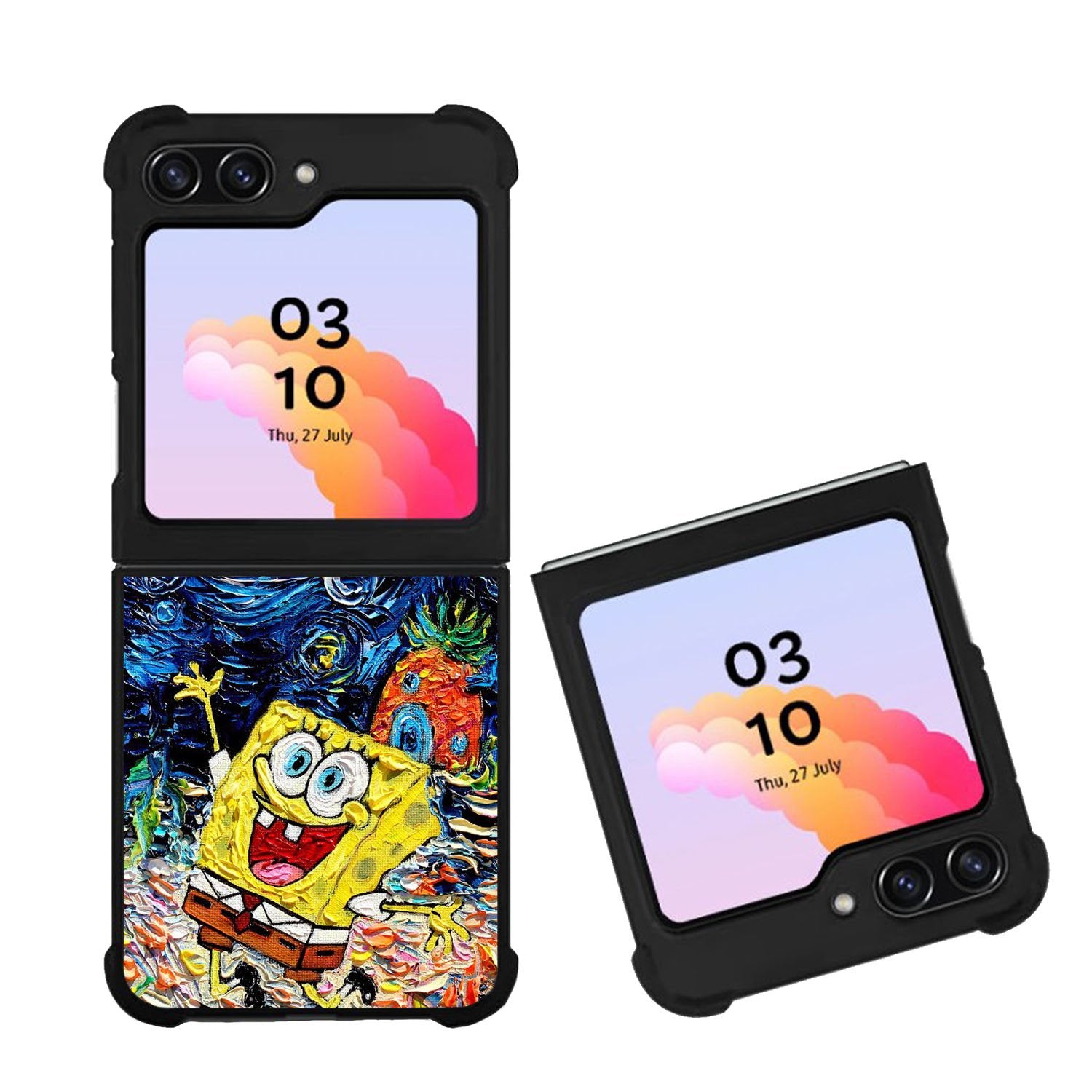 Spongebob Squarepants Art Case Samsung Galaxy Z Flip 5 5G BC0880