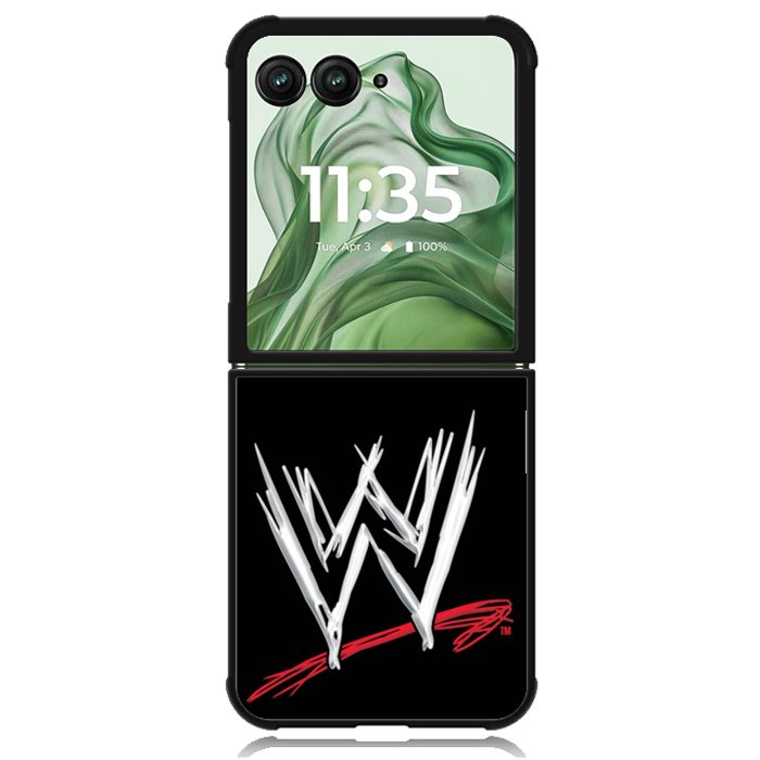 Wwe Logo X9007 Motorola Moto Razr+ Plus 2024/2025 Case, Motorola Razr 50 Ultra/50s Ultra Case