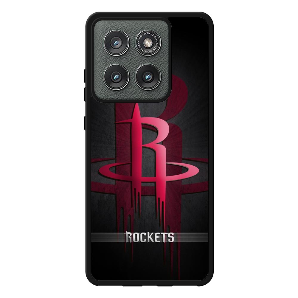 Black Houston Rockets X9065 Motorola Moto Edge 2025 Case