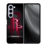 Black Houston Rockets Case Samsung Galaxy z Fold 5 5G BC0877