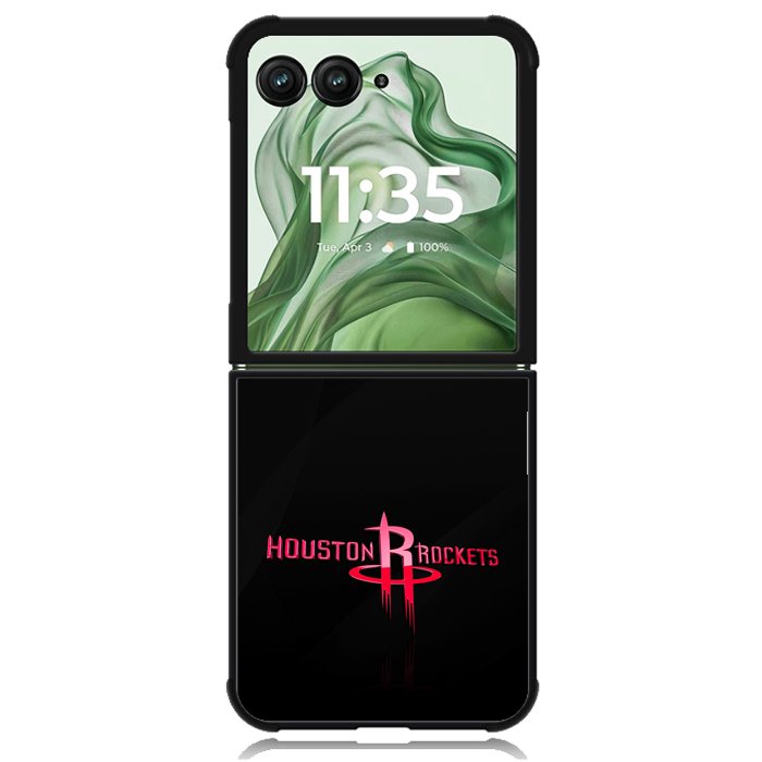 Houston Rockets X9066 Motorola Moto Razr+ Plus 2024/2025 Case, Motorola Razr 50 Ultra/50s Ultra Case