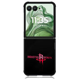 Houston Rockets X9066 Motorola Moto Razr+ Plus 2024/2025 Case, Motorola Razr 50 Ultra/50s Ultra Case