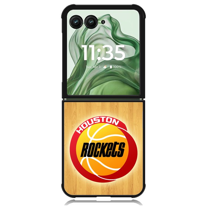 Houston Rockets X9067 Motorola Moto Razr+ Plus 2024/2025 Case, Motorola Razr 50 Ultra/50s Ultra Case