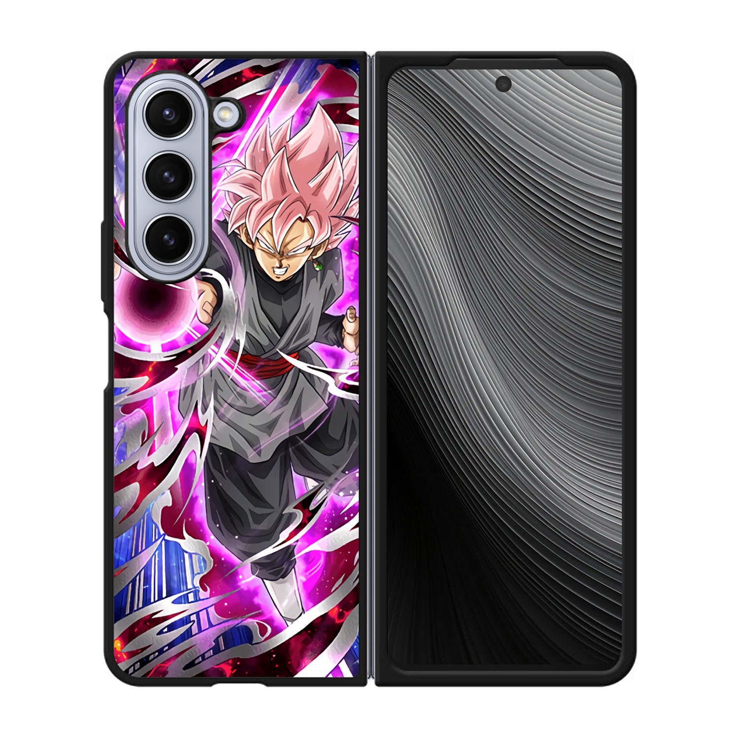 Rose Stained Super Saiyan Goku Case Samsung Galaxy z Fold 5 5G BC0914