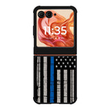 thin blue line flag Motorola Moto Razr 2025/2024 , Moto Razr 60/50 Case BC0916