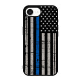 thin blue line flag X9119 iPhone 17e Case