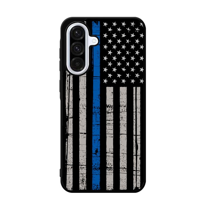 thin blue line flag Samsung Galaxy A36 Case BC0916