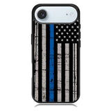 thin blue line flag iPhone 17 Air Case BC0916