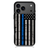 thin blue line flag X9119 iPhone 17 Pro Max Case