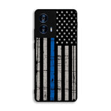 thin blue line flag Motorola Moto G Power 5G 2024 Case BC0916