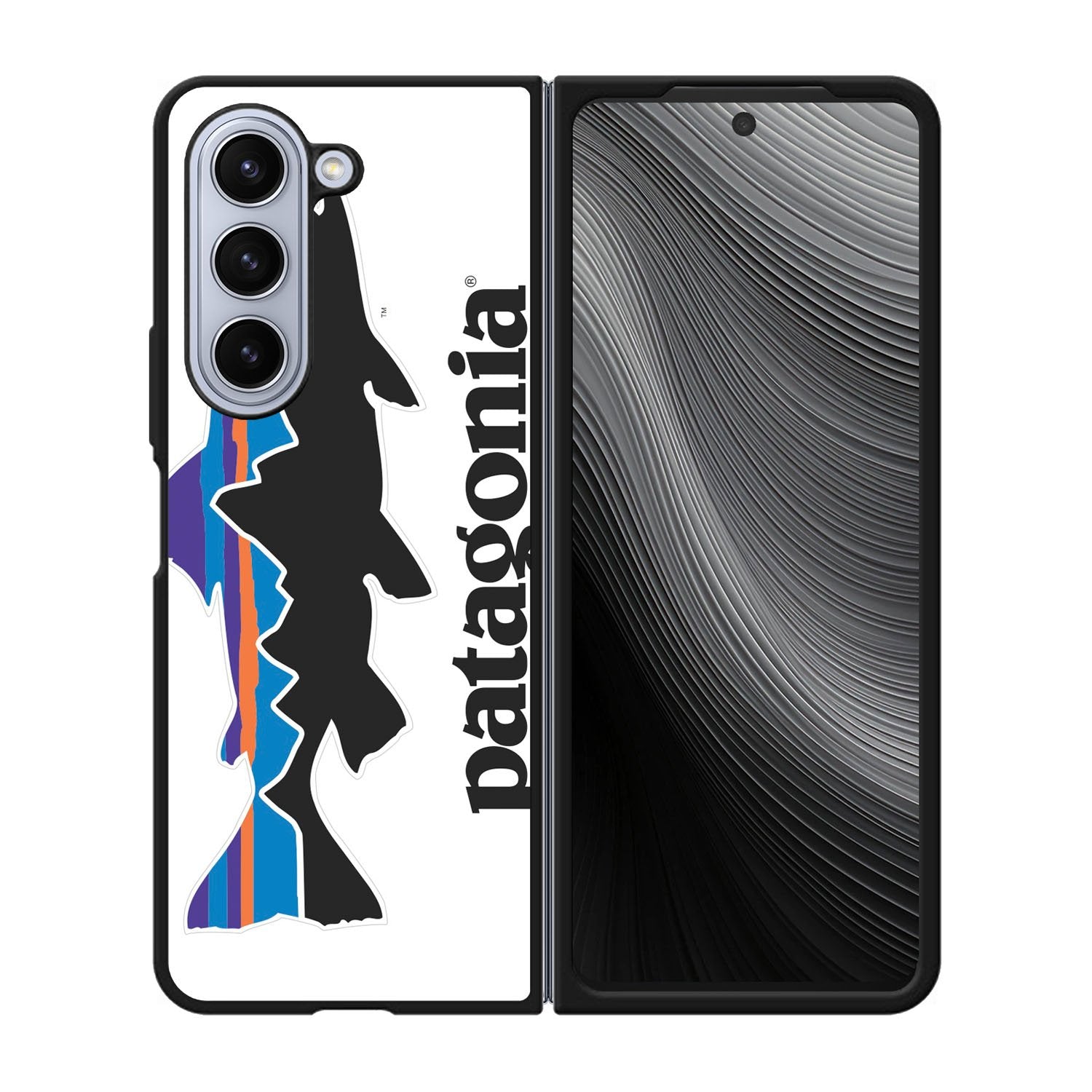 Patagonia logo Case Samsung Galaxy z Fold 5 5G BC0912