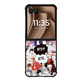 bts collage X9180 Motorola Moto RAZR Plus 2025 Case