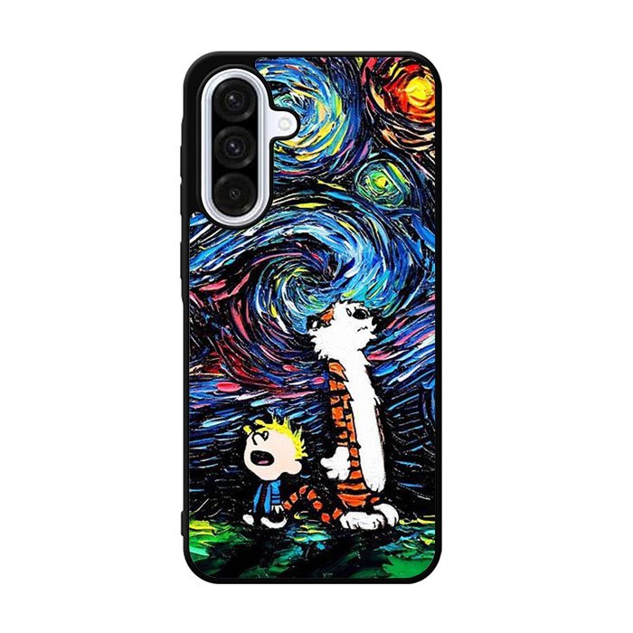 Calvin and Hobbes Art Starry Night Samsung Galaxy A36 Case BC0904