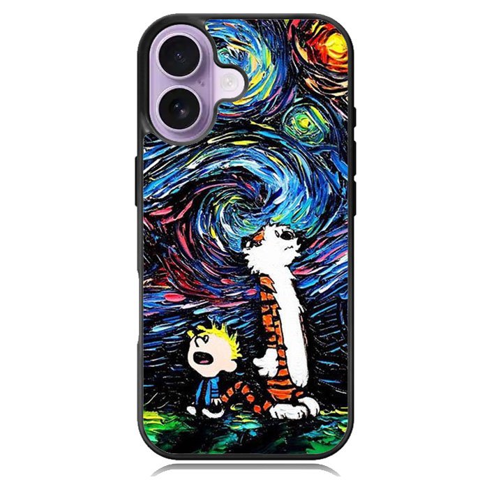 Calvin and Hobbes Art Starry Night iPhone 17 Case BC0904