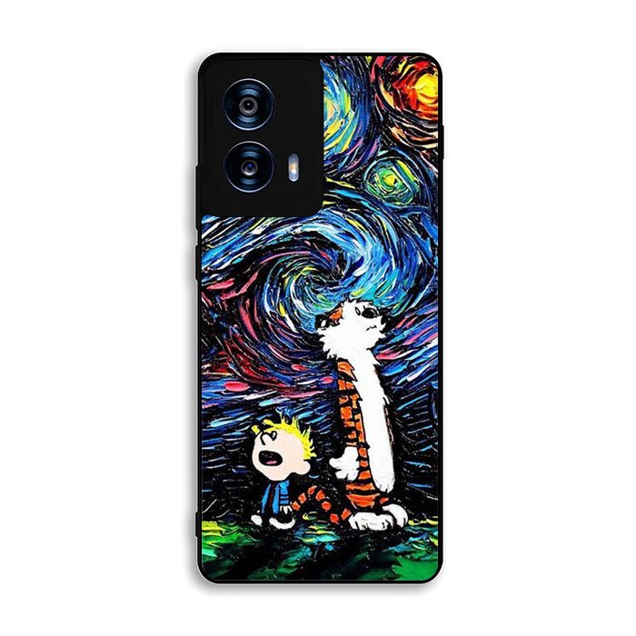 Calvin and Hobbes Art Starry Night Motorola Moto G Power 5G 2024 Case BC0904