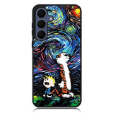 Calvin and Hobbes Art Starry Night X9177 Samsung Galaxy S25 FE Case