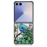 peacock stained glass Samsung Galaxy Z Flip 7 Case BC0913