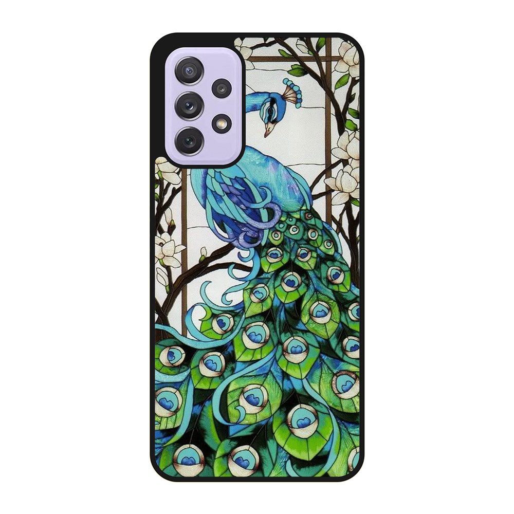 peacock stained glass Samsung Galaxy A23 5G Case BC0913
