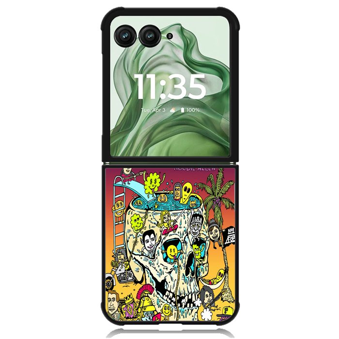 FOB and Wiz Khalifa X0497 Motorola Moto Razr+ Plus 2024/2025 Case, Motorola Razr 50 Ultra/50s Ultra Case