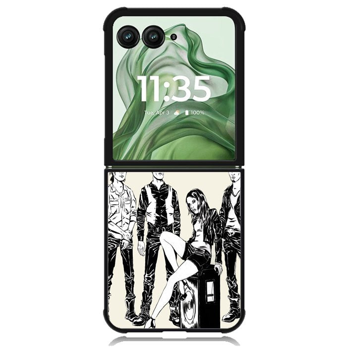 Halestorm Band Cover Album X0450 Motorola Moto Razr+ Plus 2024/2025 Case, Motorola Razr 50 Ultra/50s Ultra Case