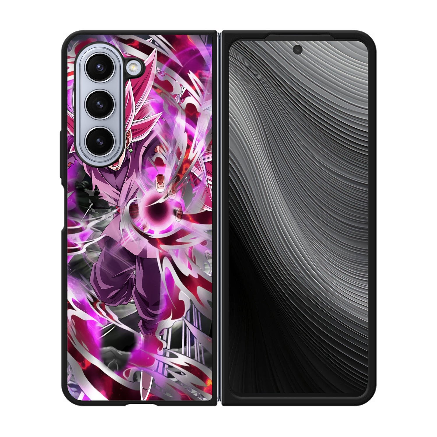 Goku Super Saiyan Rose Case Samsung Galaxy z Fold 5 5G BC0958