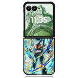 Super Saiyan Gogeta Blue X9336 Motorola Moto Razr+ Plus 2024/2025 Case, Motorola Razr 50 Ultra/50s Ultra Case