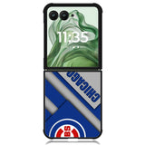 Chicago Cubs Wallpaper X9323 Motorola Moto Razr+ Plus 2024/2025 Case, Motorola Razr 50 Ultra/50s Ultra Case