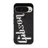 Gibson Raised logo Chrome Case Google Pixel 9 Pro XL BC0962