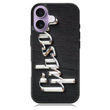 Gibson Raised logo Chrome iPhone 17 Case BC0962