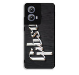 Gibson Raised logo Chrome Motorola Moto Edge 2024 Case BC0962