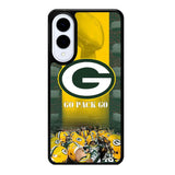 green bay packer wall border X9984 Samsung Galaxy S25 Edge Case