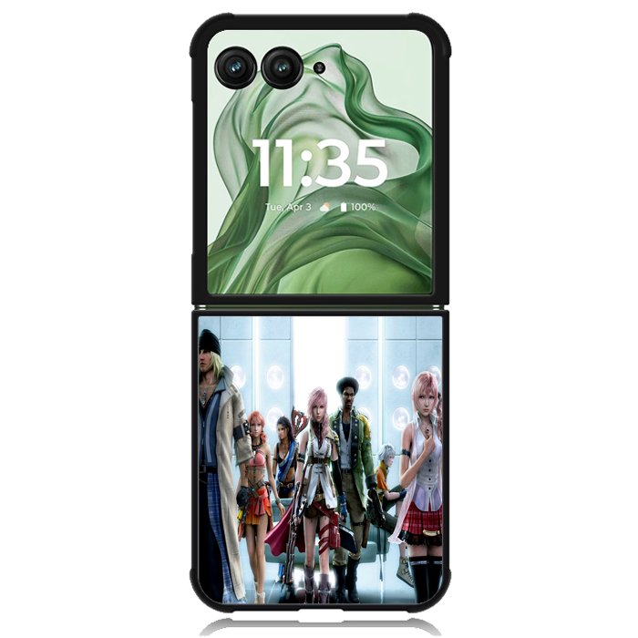 Final Fantasy XIII X0905 Motorola Moto Razr+ Plus 2024/2025 Case, Motorola Razr 50 Ultra/50s Ultra Case
