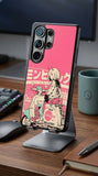 Pink Scooter Girl Protective Case Compatible with iPhone, Samsung & Google Pixel GH0007