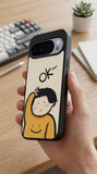 Everything Turns Fine Protective Case Compatible with iPhone, Samsung & Google Pixel GH0008