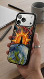 Cosmic Cat Observer Protective Case Compatible with iPhone, Samsung & Google Pixel GH0016