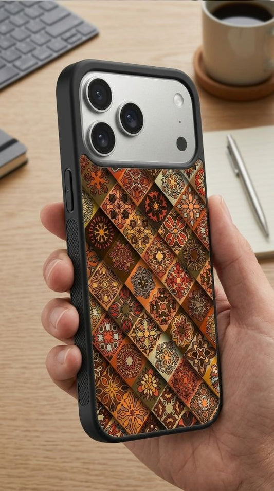 Cultural Batik Treasures Protective Case Compatible with iPhone, Samsung & Google Pixel GH0019