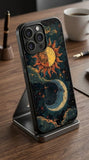 Moon Sun Oracle Protective Case Compatible with iPhone, Samsung & Google Pixel GH0020