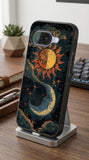Moon Sun Oracle Protective Case Compatible with iPhone, Samsung & Google Pixel GH0020