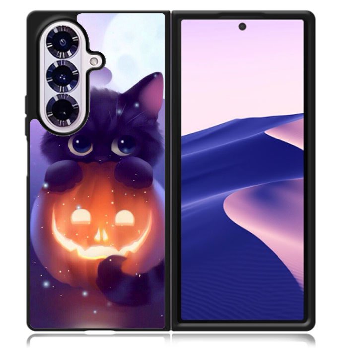 Halloween Cat Samsung Galaxy Z Fold 7 5G Case BC2130
