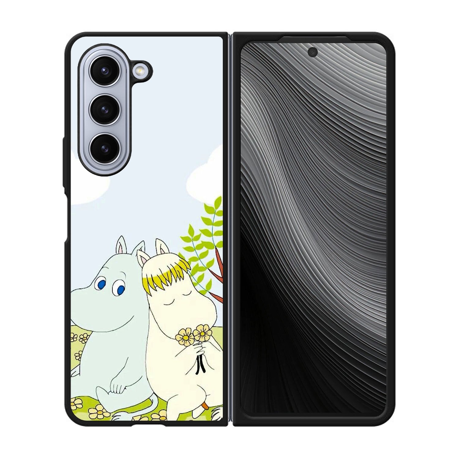 Moomin Couple Case Samsung Galaxy z Fold 5 5G BC2071