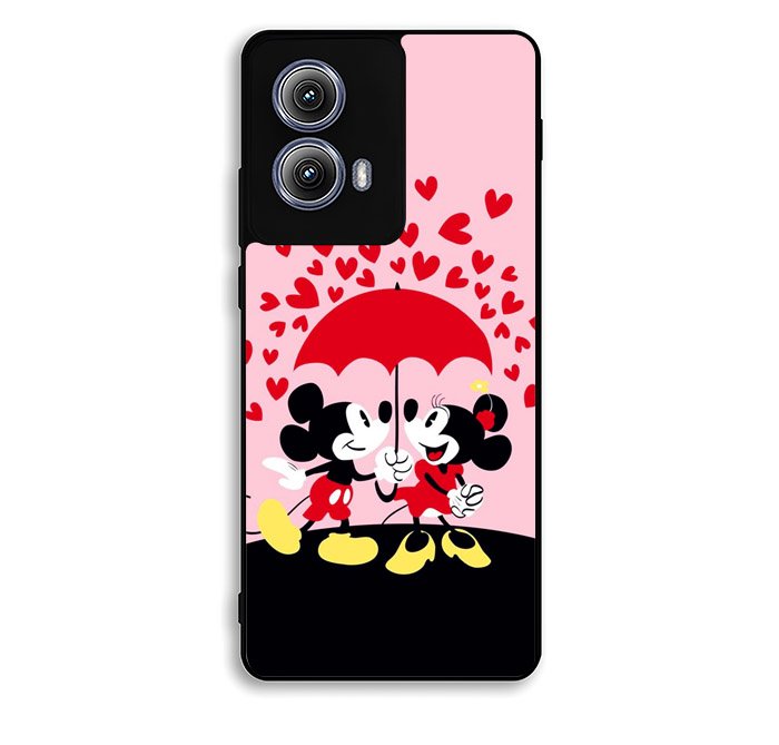 Mickey And Minnie Mouse Rain Love Motorola Moto Edge 2024 Case FE2226