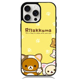 Rilakkuma With Cute Cats Case iPhone 16 Pro Max BC2046