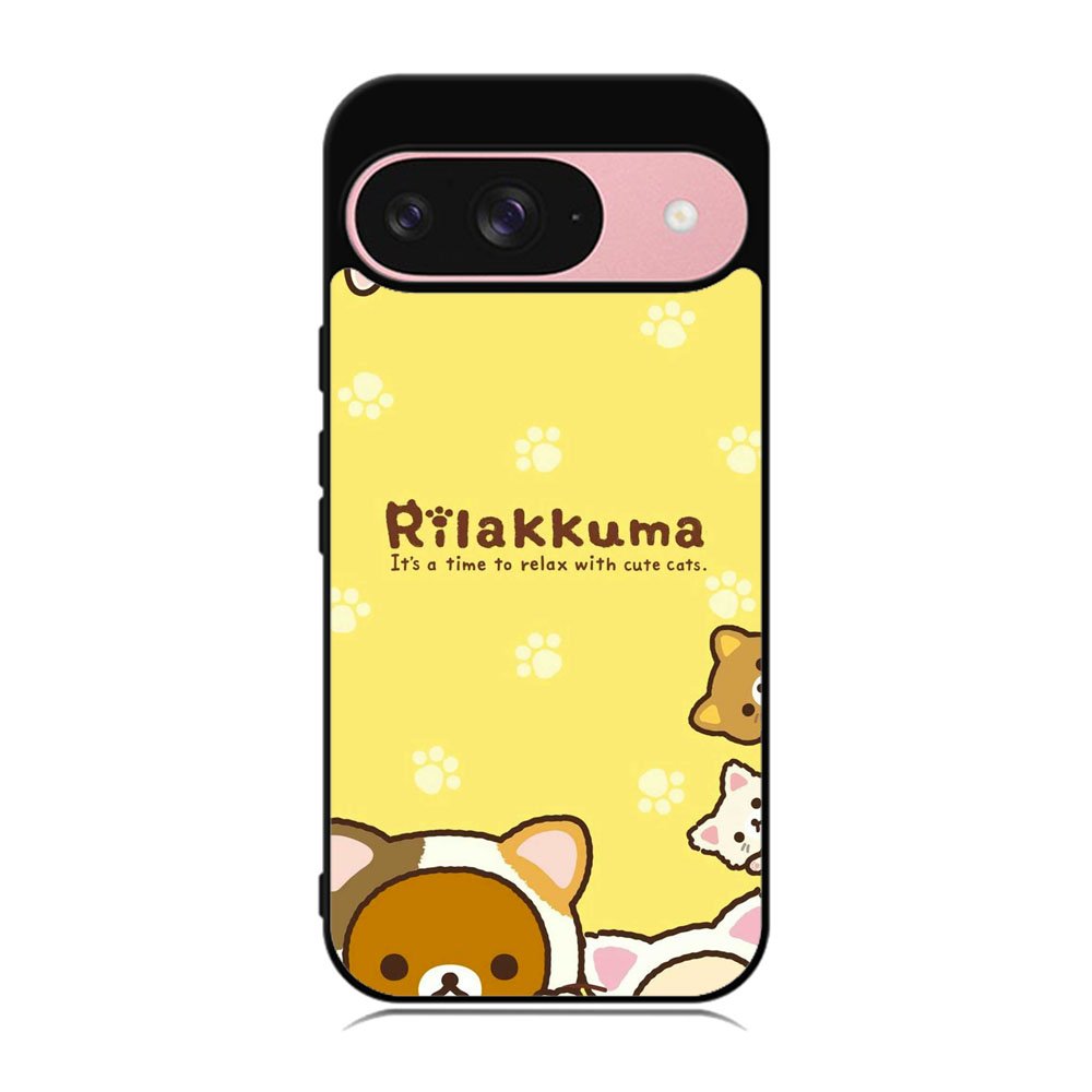 Rilakkuma With Cute Cats Case Google Pixel 9 BC2046