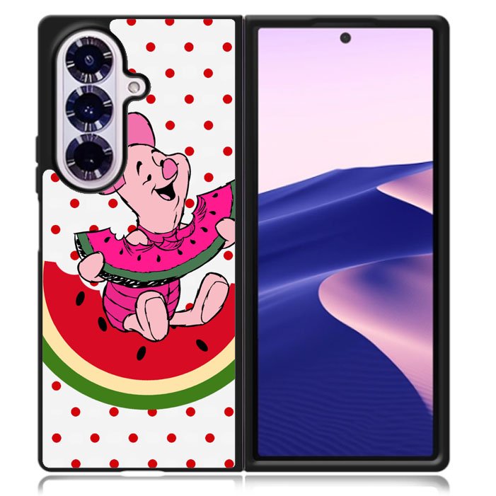 piglet watermelon Samsung Galaxy Z Fold 7 5G Case BC2113