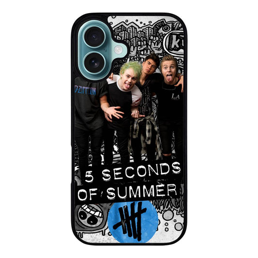 5 seconds of summer Case iPhone 16 Plus BC1969
